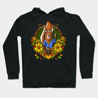 Squirrel Hippie Hoodie